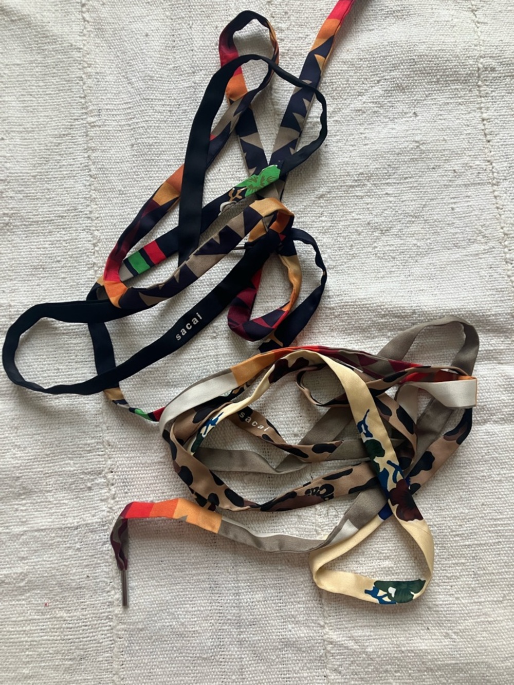 SACAI Silk Laces